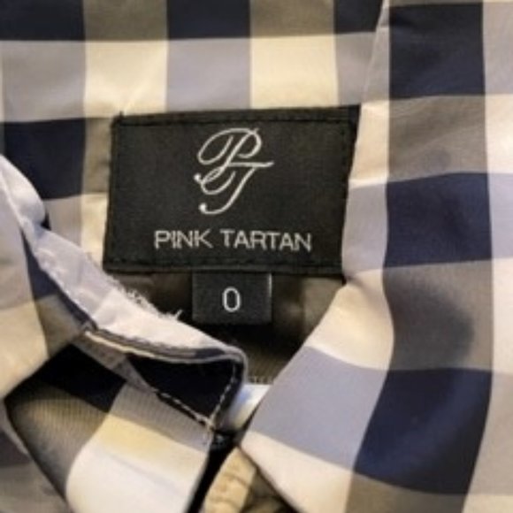 Size 0 Pink Tarten button down shirt stripe shirt - Picture 2 of 6